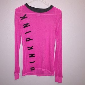 vs pink long sleeve